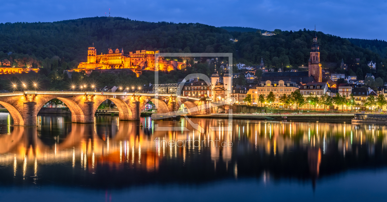 Bild-Nr.: 12594200 Heidelberg am Abend erstellt von Achim Thomae