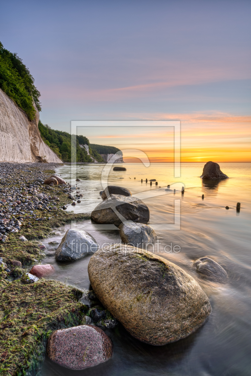 Bild-Nr.: 12599038 Sonnenaufgang an der Kreideküste auf Rügen erstellt von Michael Valjak