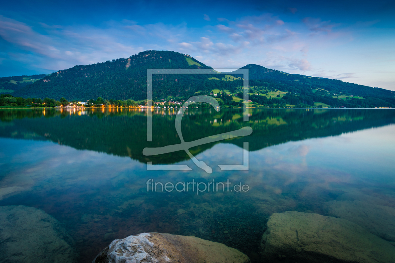 Bild-Nr.: 12621797 Blaue Stunde am Alpsee in Immenstadt erstellt von Martin Martin Wasilewski