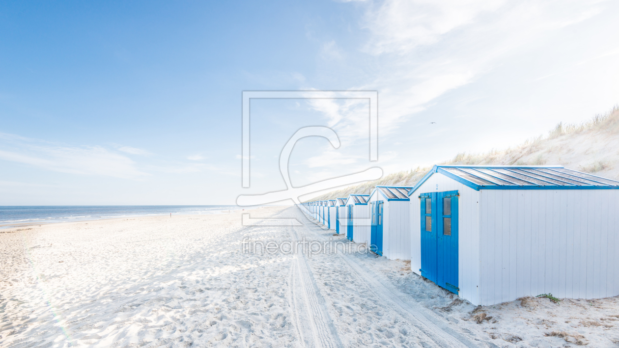 Bild-Nr.: 12622812 Strandhütten an der Nordsee erstellt von hannes cmarits