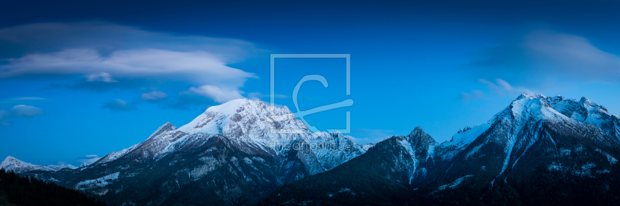 Bild-Nr.: 12624514 Watzmann und Hochkalter - Panorama erstellt von Martin Martin Wasilewski