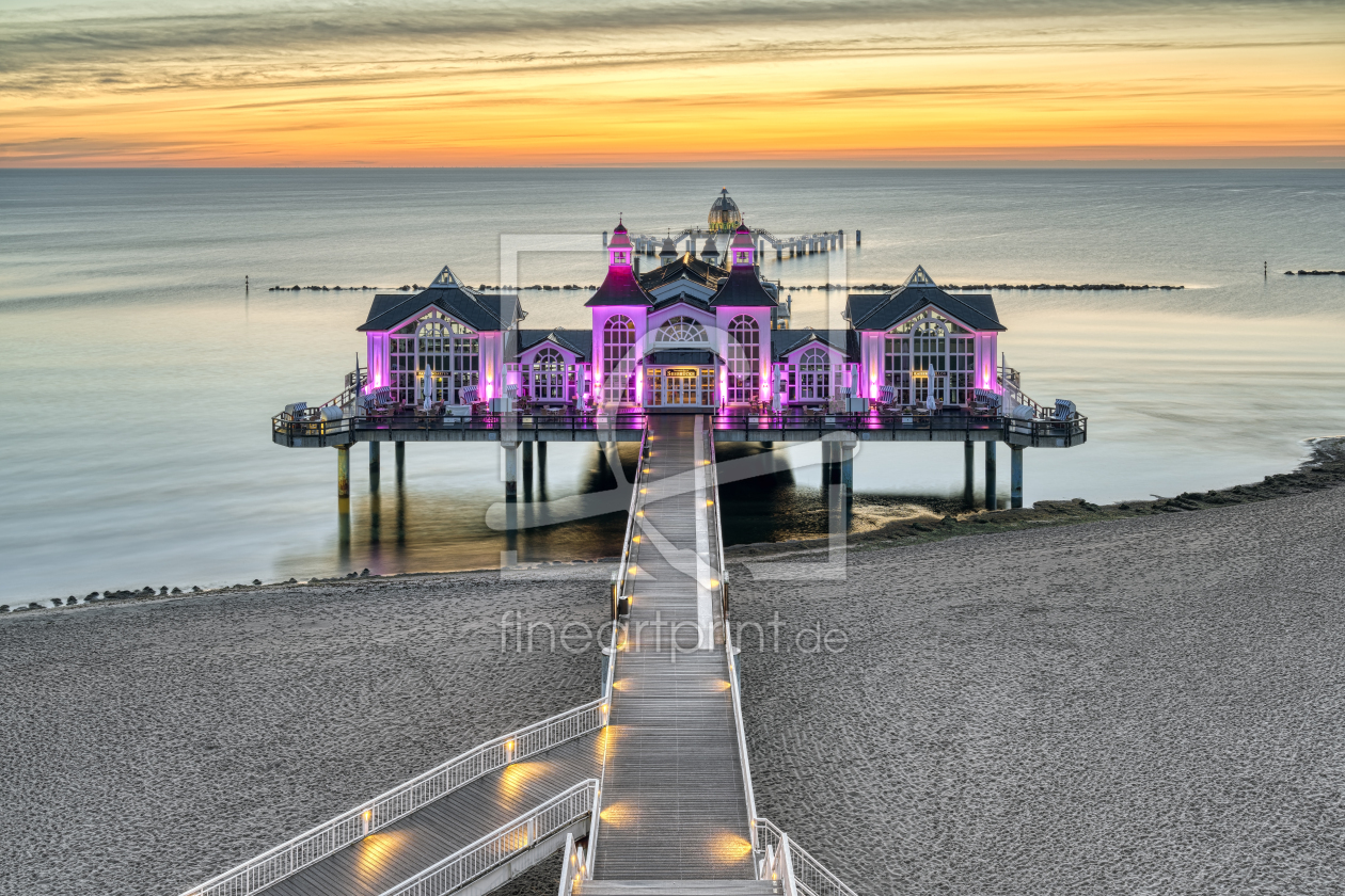 Bild-Nr.: 12626316 Seebrücke in Sellin auf Rügen erstellt von Michael Valjak