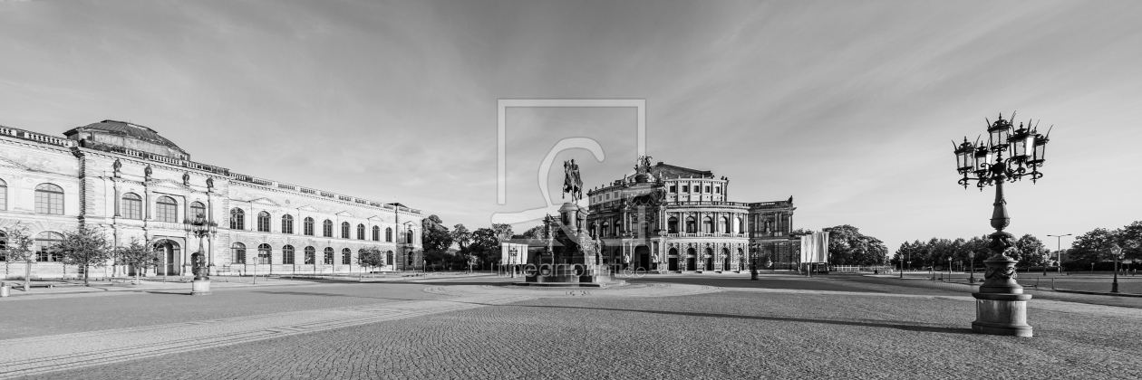 Bild-Nr.: 12639363 Sempergalerie und Semperoper in Dresden erstellt von dieterich