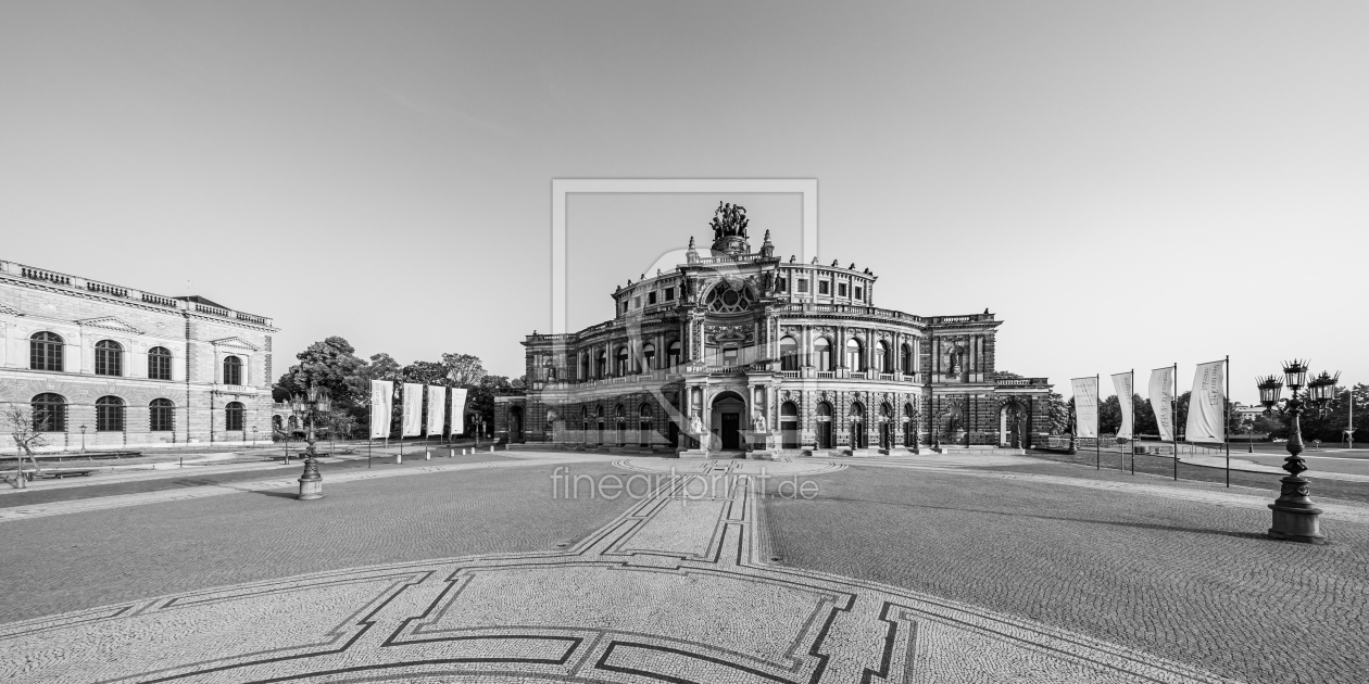 Bild-Nr.: 12656924 Sempergalerie und Semperoper in Dresden erstellt von dieterich