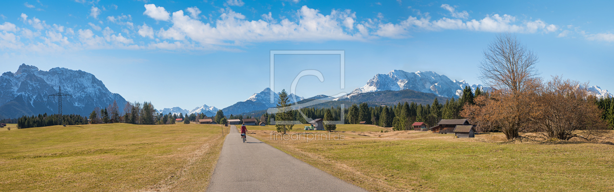 Bild-Nr.: 12701479 Radweg nach Mittenwald erstellt von SusaZoom