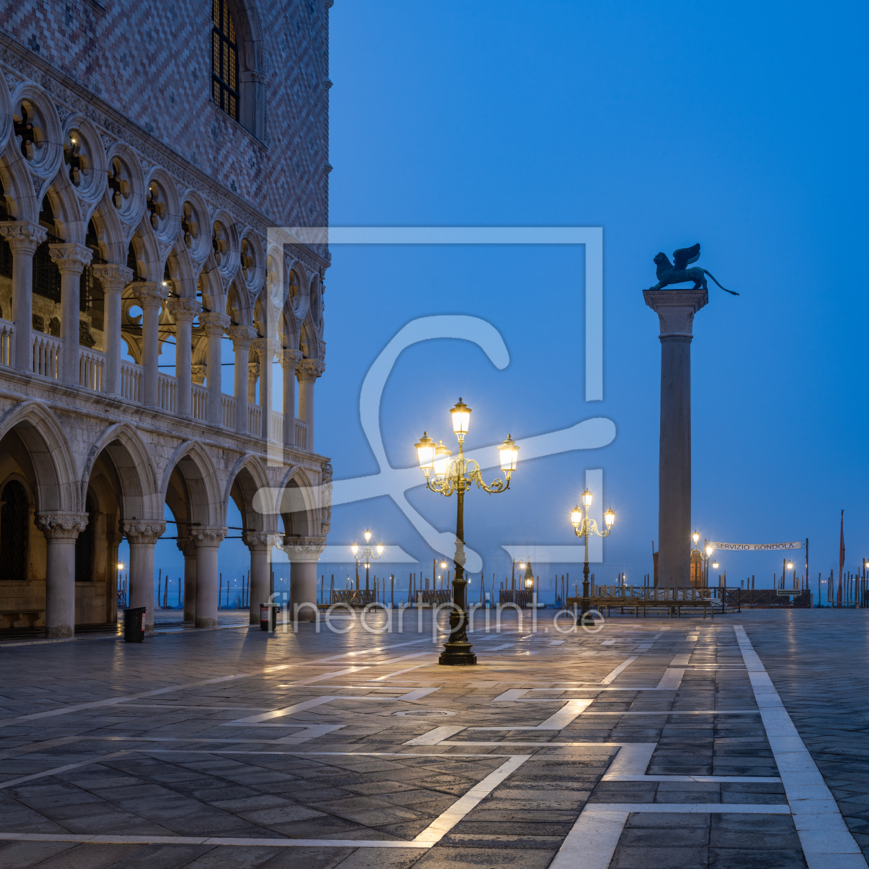 Bild-Nr.: 12712649 Markusplatz in Venedig erstellt von eyetronic