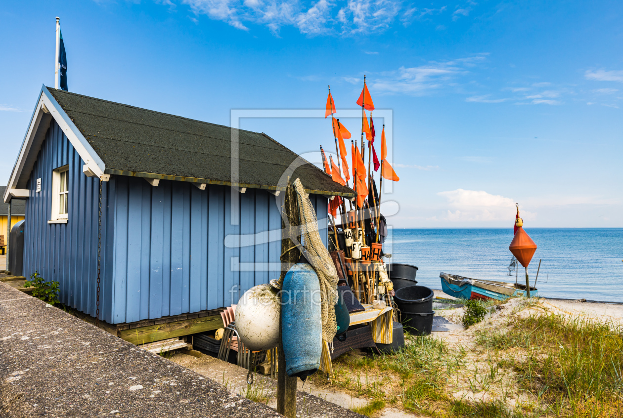 Bild-Nr.: 12728877 Fischerhütte am Strand   erstellt von Ursula Reins