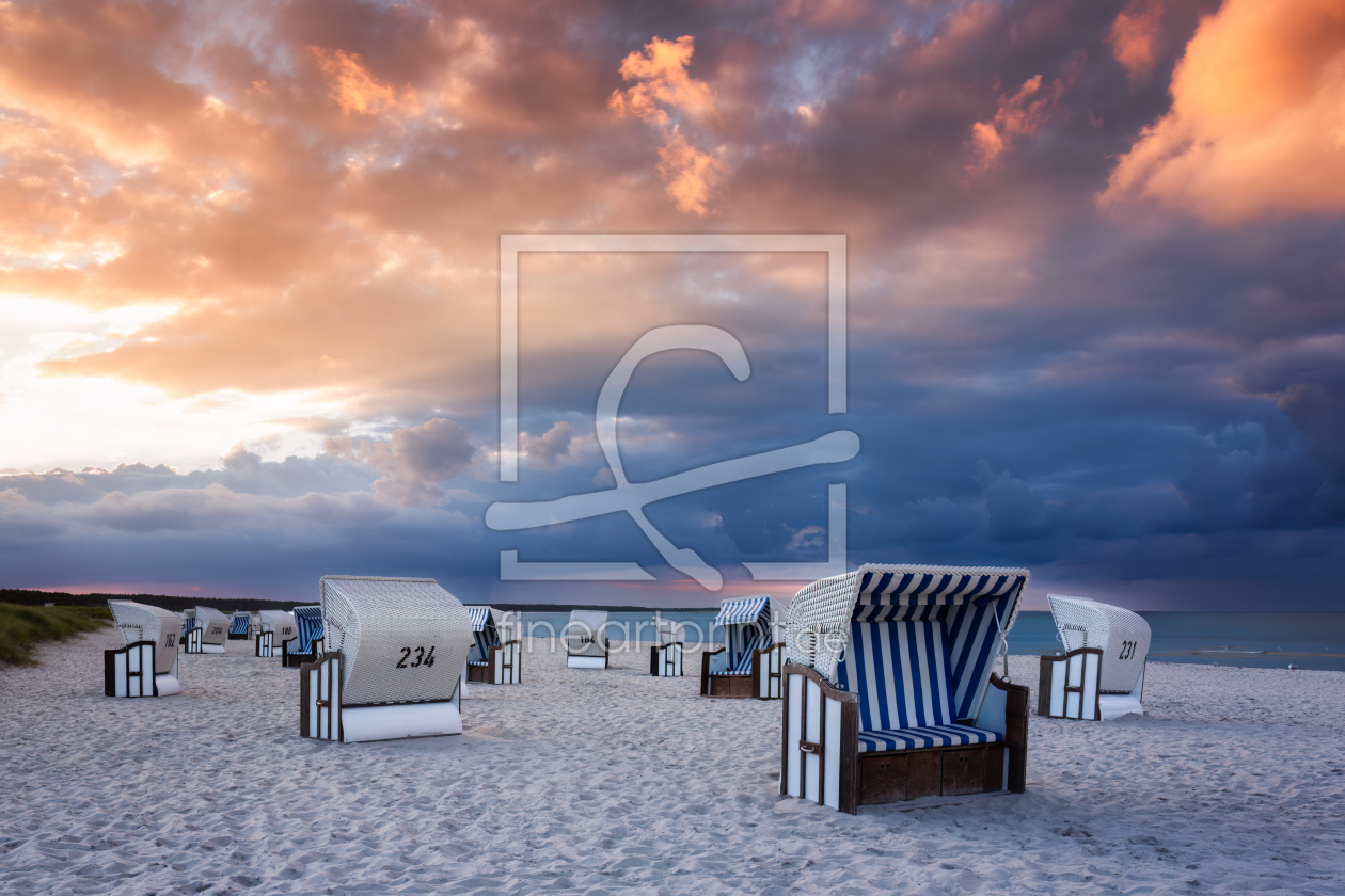 Bild-Nr.: 12734172 Strandkörbe am Ostseestrand erstellt von Daniela Beyer