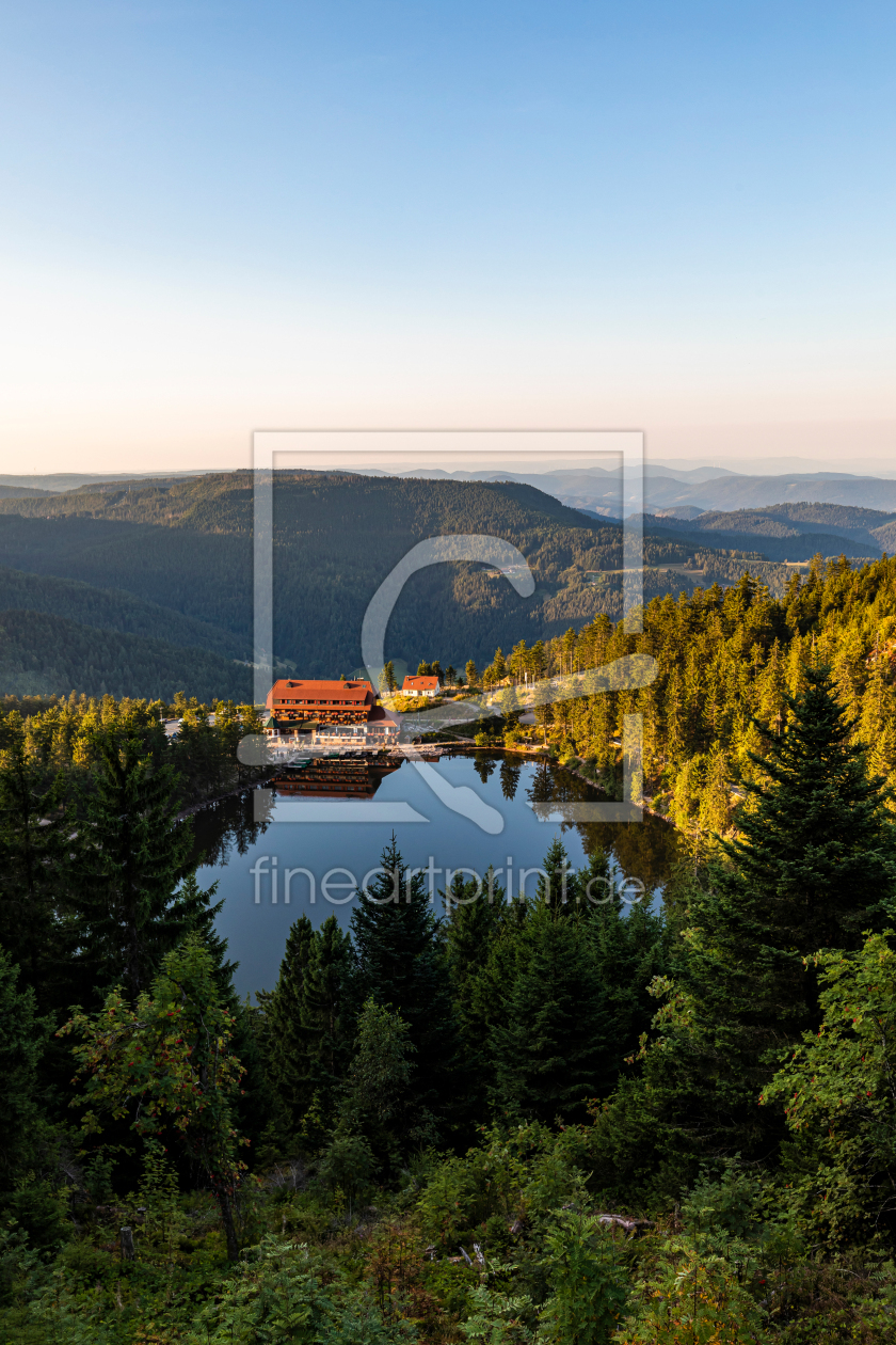 Bild-Nr.: 12736117 Mummelsee mit dem Berghotel im Schwarzwald erstellt von dieterich
