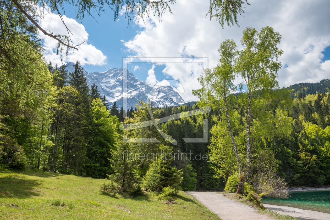Bild-Nr.: 12736239 Uferweg Eibsee erstellt von SusaZoom