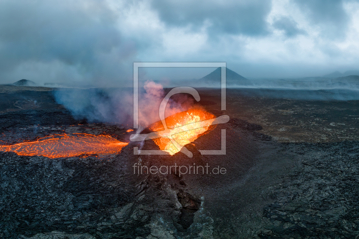 Bild-Nr.: 12741032 Aktiver Vulkan auf Island erstellt von eyetronic
