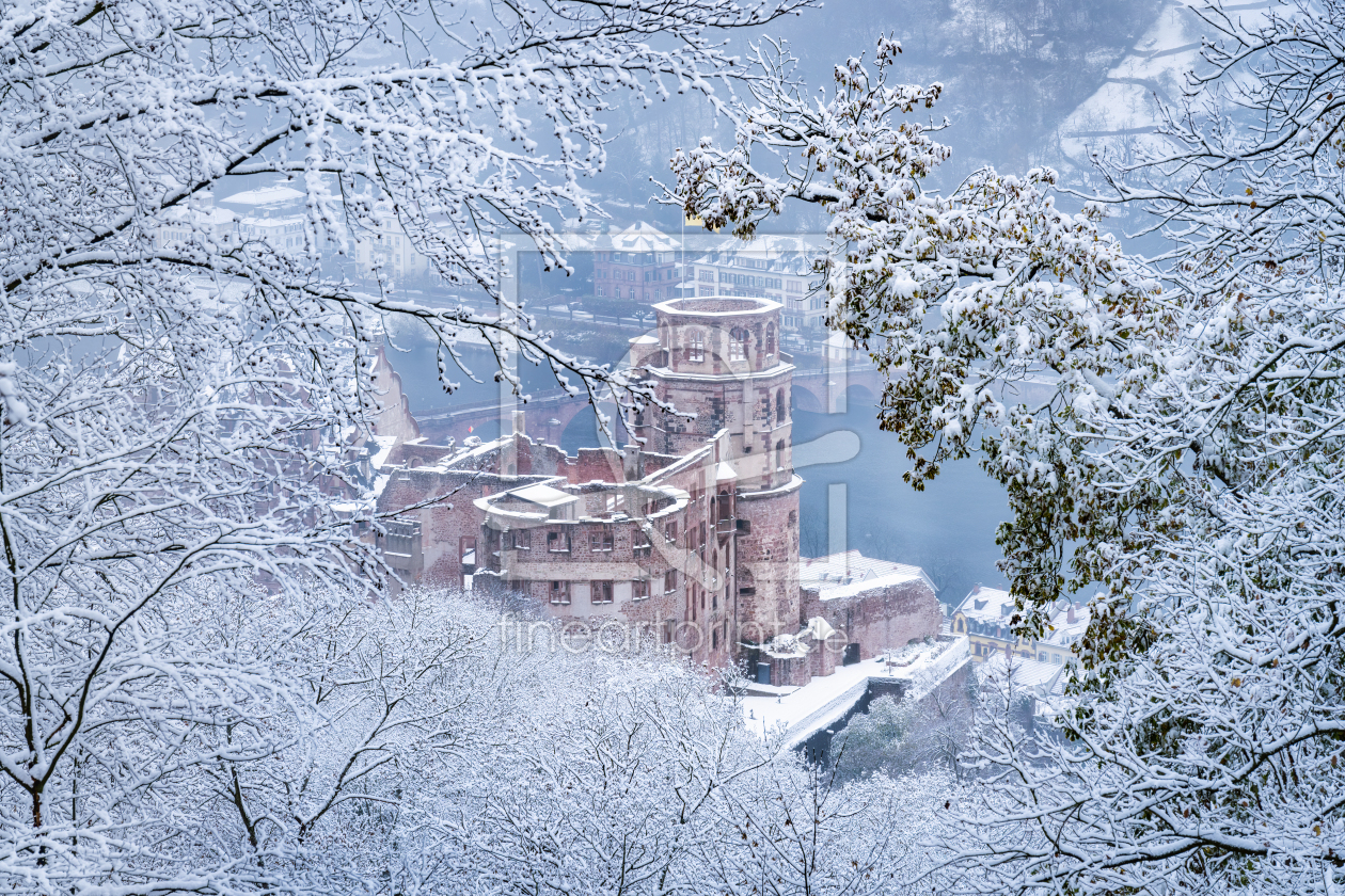 Bild-Nr.: 12741256 Heidelberger Schloss im Winter erstellt von eyetronic
