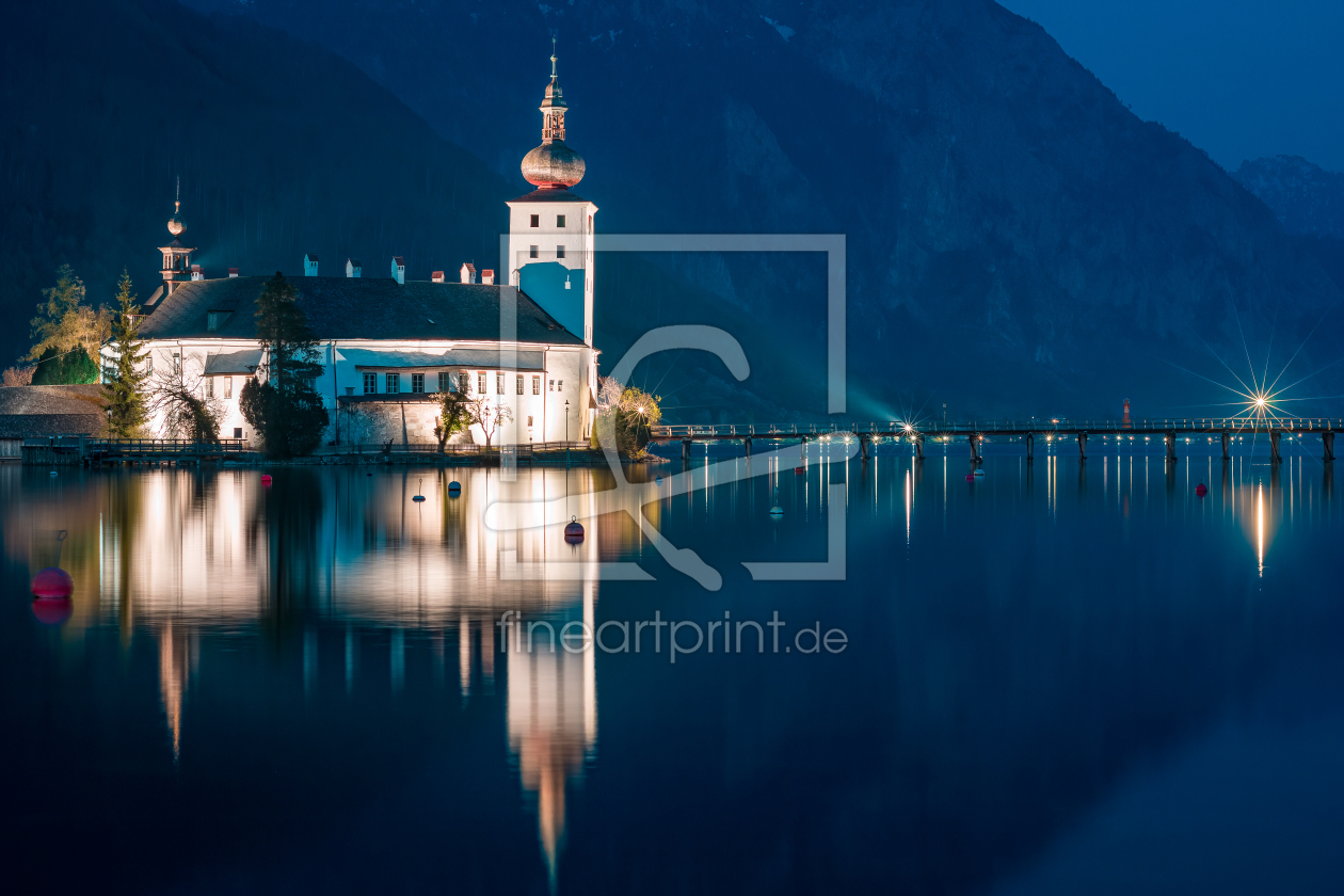 Bild-Nr.: 12748808 Schloss in Gmunden im Spiegel erstellt von Martin Martin Wasilewski