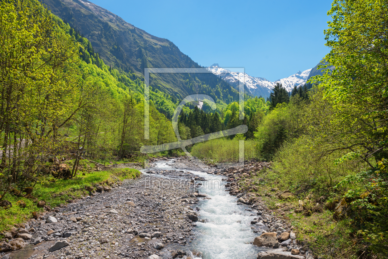Bild-Nr.: 12748952 Trettach Fluss bei Oberstdorf im Allgäu erstellt von SusaZoom