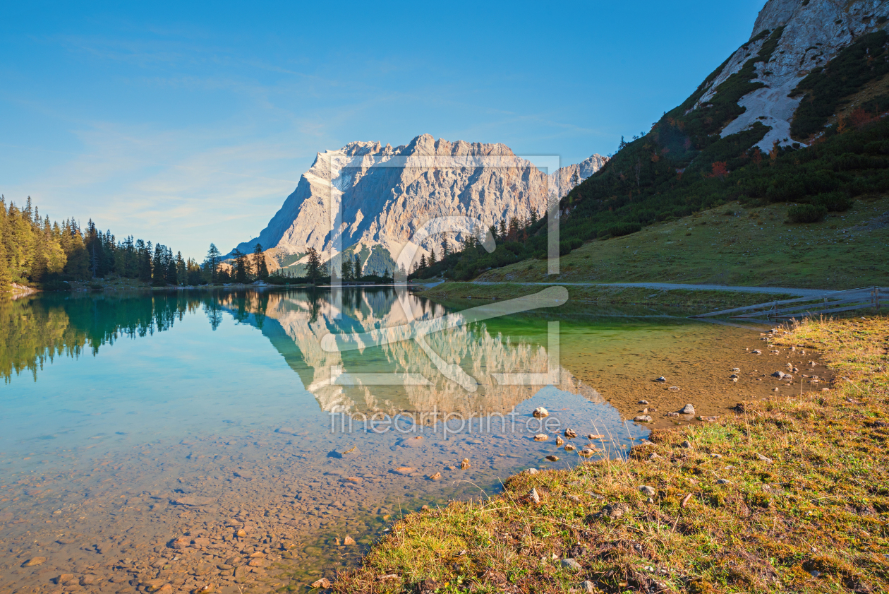 Bild-Nr.: 12758120 Spiegelung Zugspitze im Seebensee erstellt von SusaZoom