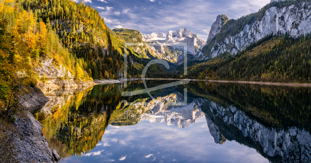 Bild-Nr.: 12761939 Herbst am Gosausee im Salzkammergut erstellt von Achim Thomae