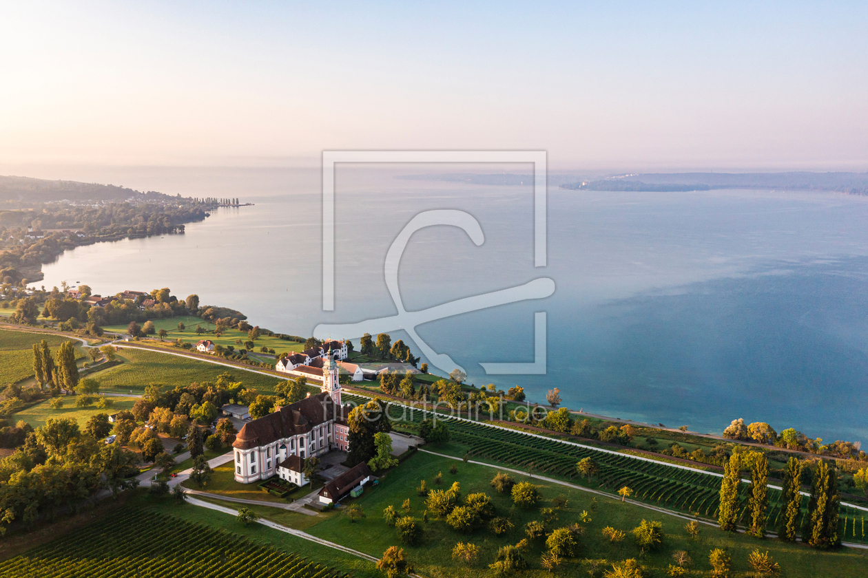 Bild-Nr.: 12762996 Luftbild Wallfahrtskirche Birnau am Bodensee erstellt von dieterich