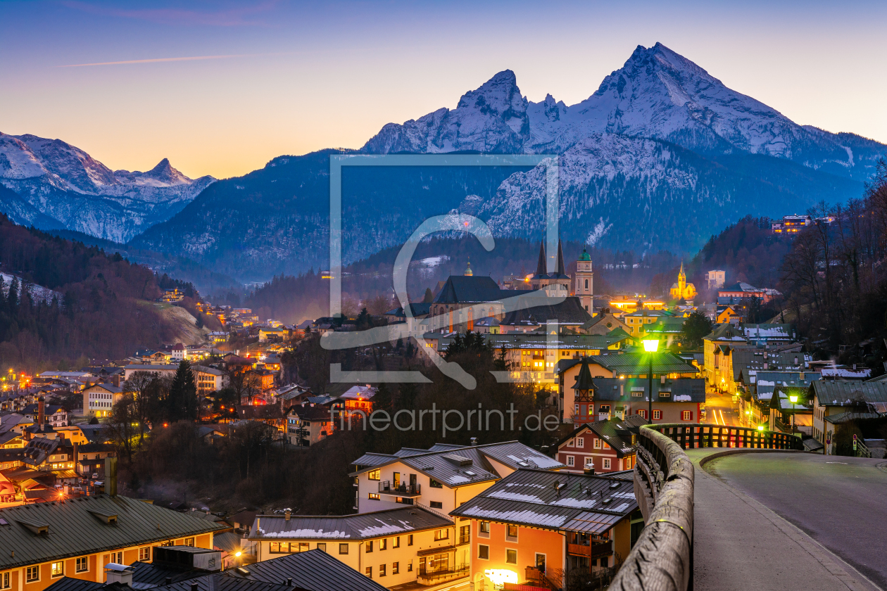 Bild-Nr.: 12765145 Berchtesgaden mit Watzmann erstellt von Martin Martin Wasilewski
