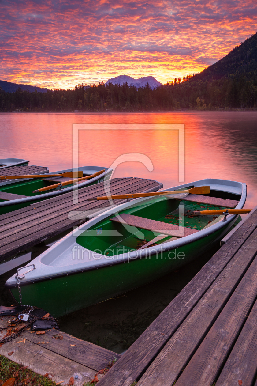 Bild-Nr.: 12765157 Sonnenaufgang am Hintersee in Ramsau erstellt von Martin Martin Wasilewski