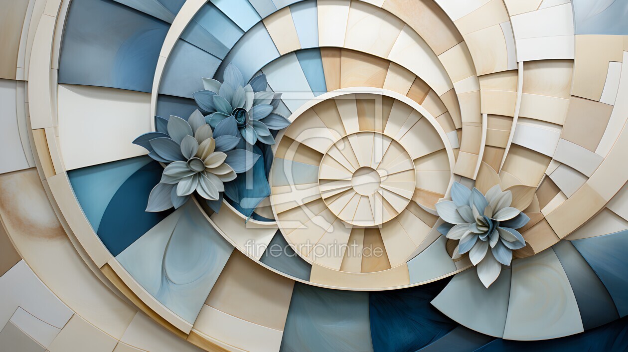 Bild-Nr.: 12766954 Moderne Wandgestaltung 3 D 2 KI erstellt von Heike  Hultsch