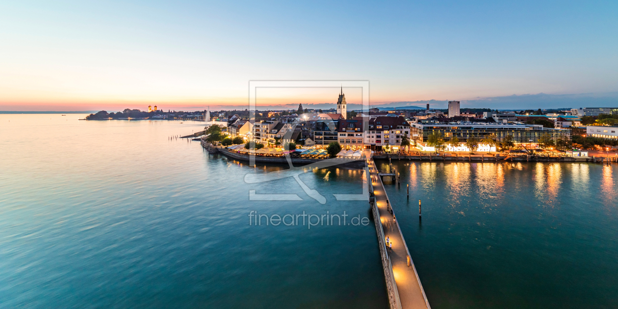 Bild-Nr.: 12789521 Panorama Friedrichshafen am Bodensee am Abend erstellt von dieterich