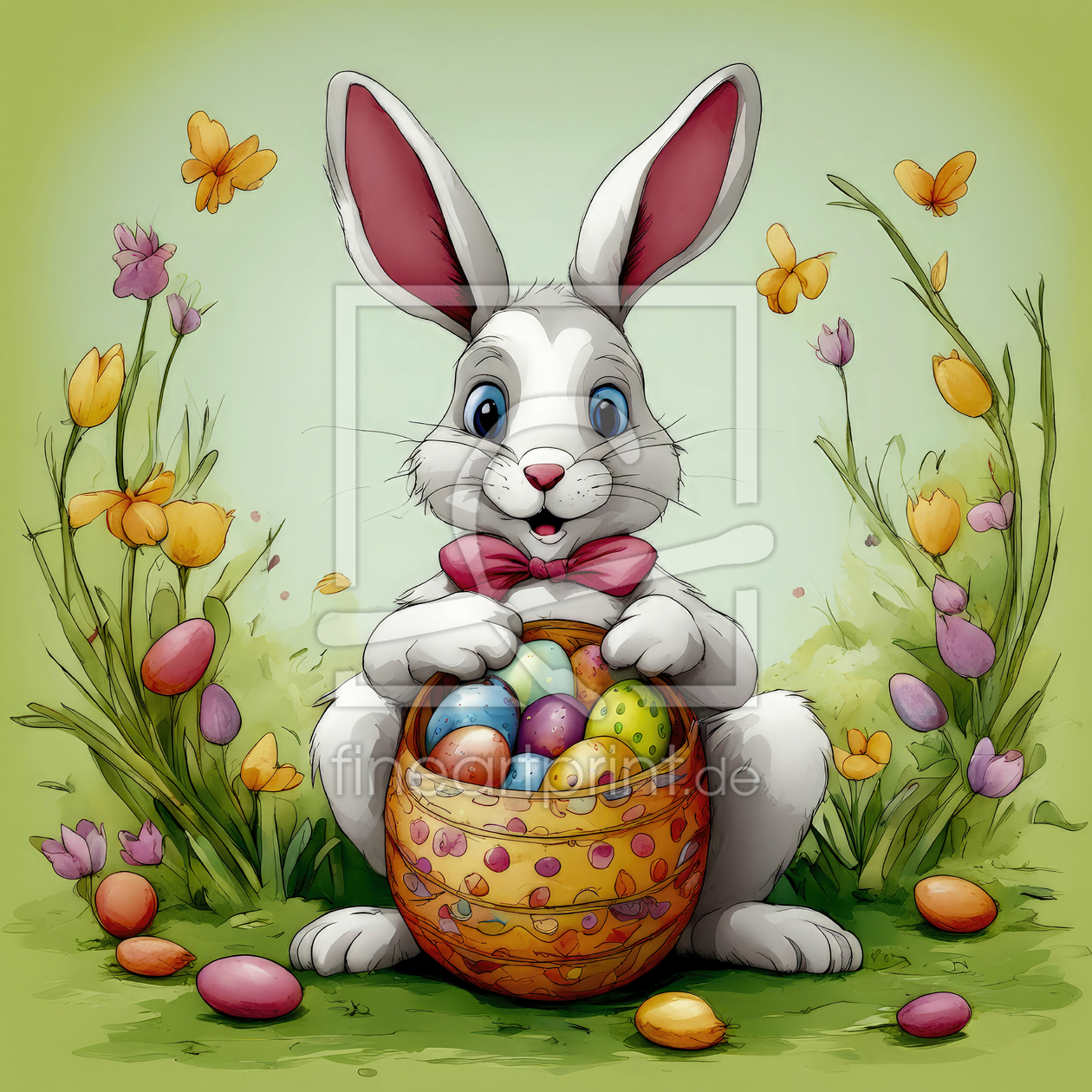 Bild-Nr.: 12797371 Osterhase KI erstellt von XYRIUS