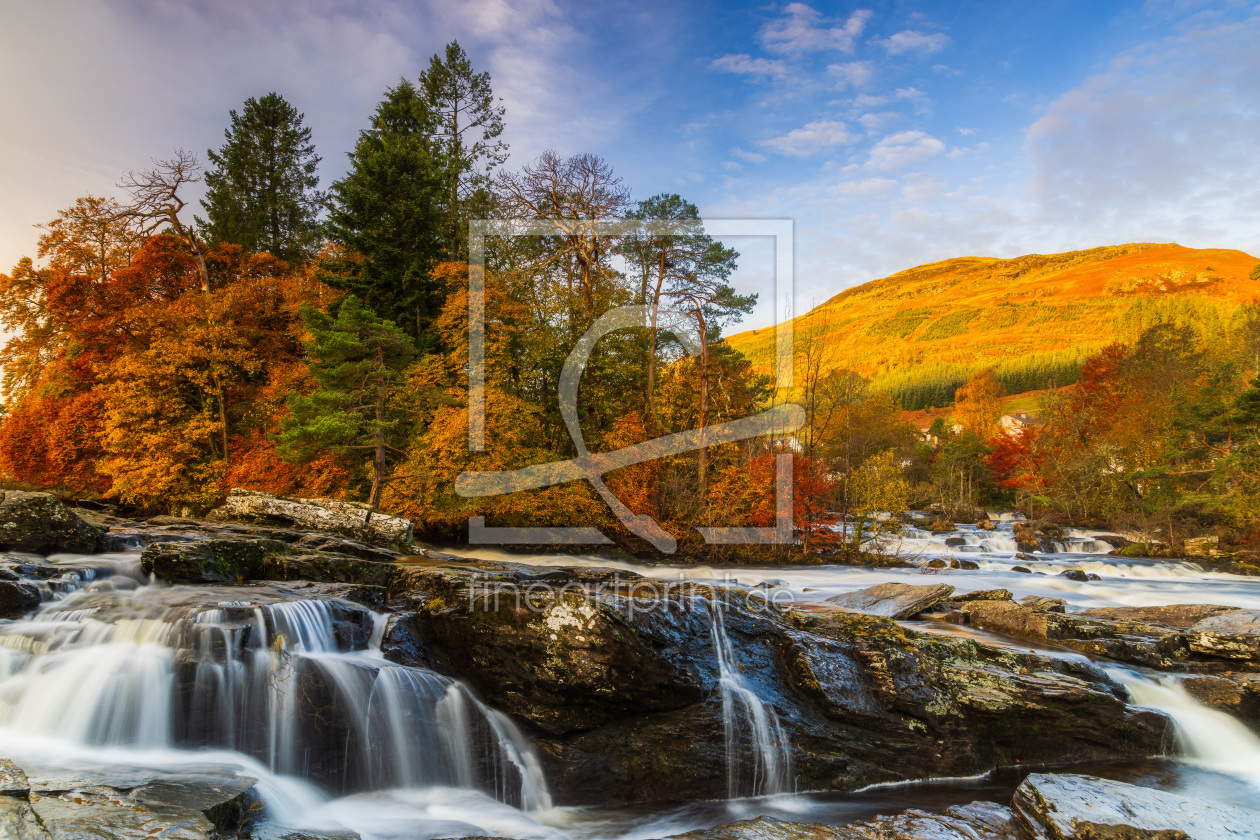 Bild-Nr.: 12803213 Falls of Dochart im Herbst erstellt von Daniela Beyer