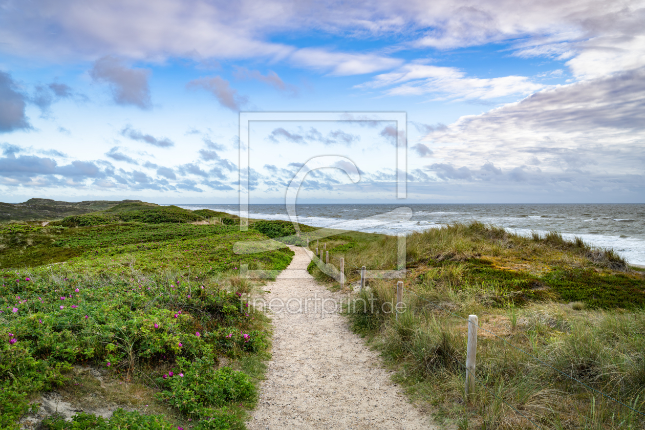 Bild-Nr.: 12809668 Strandpfad in Rantum auf Sylt erstellt von eyetronic