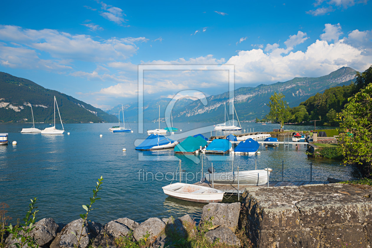 Bild-Nr.: 12812330 Boote am Thunersee erstellt von SusaZoom