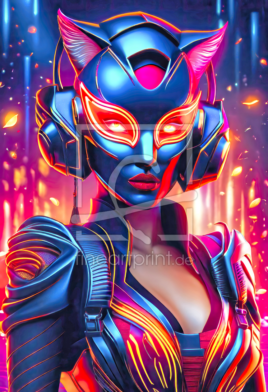 Bild-Nr.: 12812895 Alien Katze KI erstellt von XYRIUS