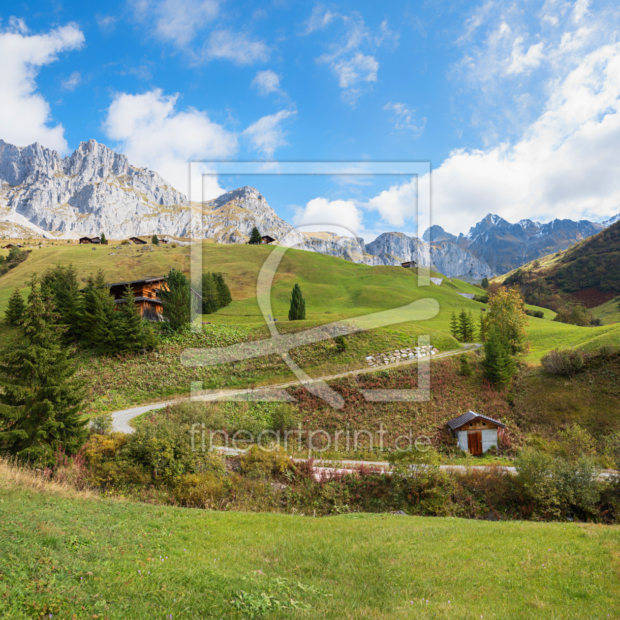 Bild-Nr.: 12821678 Wanderweg Partnun Graubünden erstellt von SusaZoom