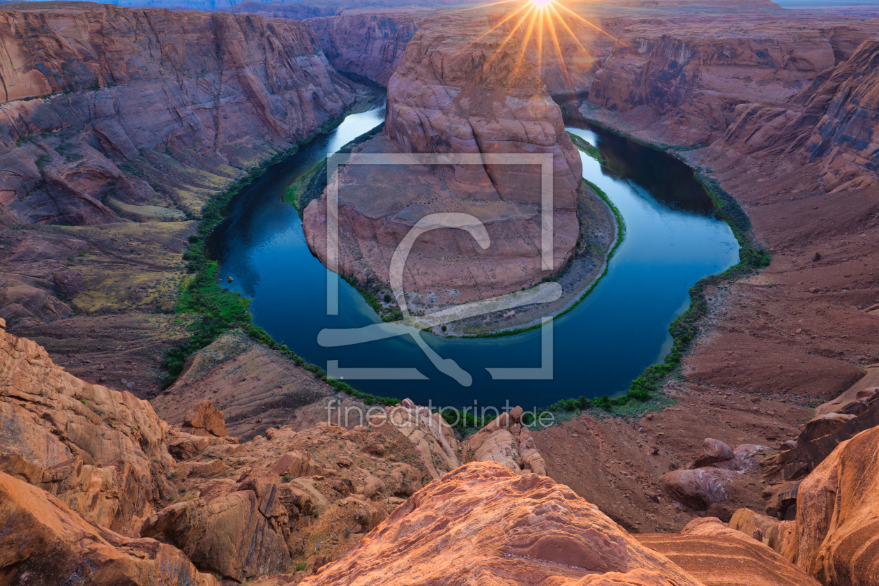 Bild-Nr.: 12840286 Horseshoe Bend bei Sonnenuntergang erstellt von Buellom