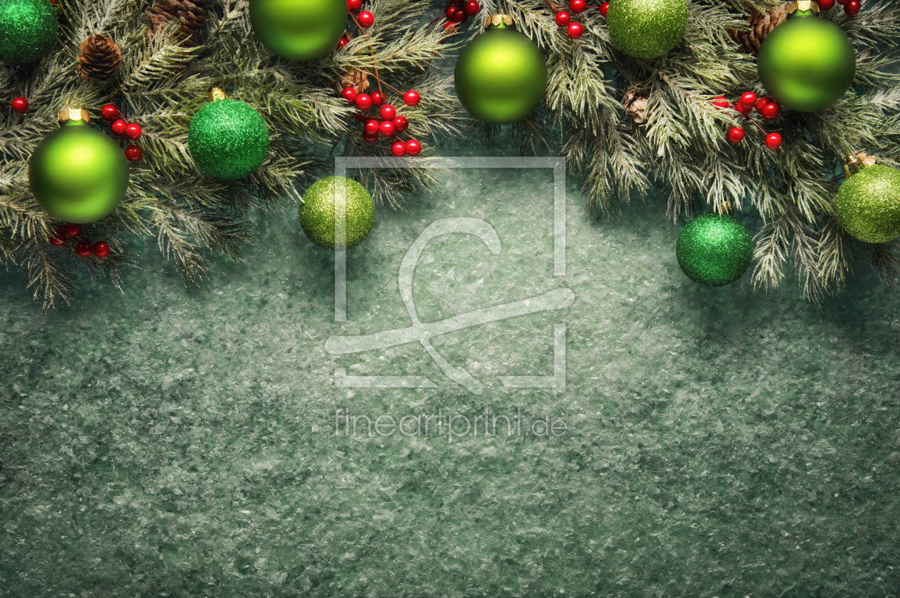 Bild-Nr.: 12847067 Weihnachtshintergrund in grün erstellt von Smileus