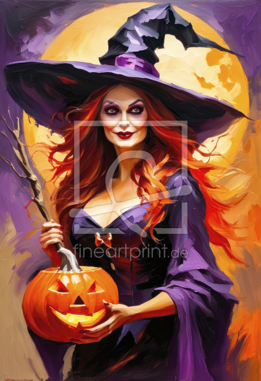 Bild-Nr.: 12847369 Halloweenfrau  KI erstellt von XYRIUS