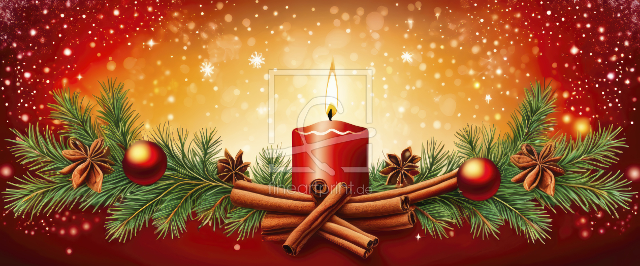 Bild-Nr.: 12851821 Weihnachtsdekoration KI erstellt von XYRIUS