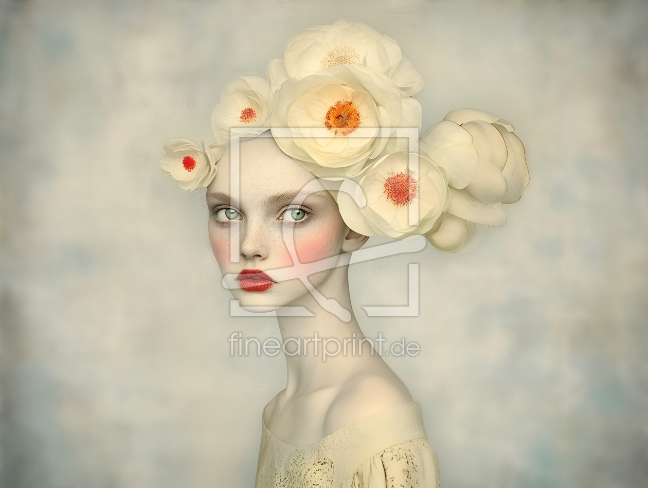 Bild-Nr.: 12852416 Das Blütenmädchen KI erstellt von Heike  Hultsch