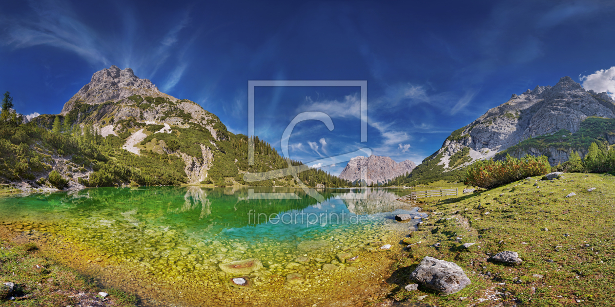 Bild-Nr.: 12852914 Seebensee Panorama mit Zugspitze erstellt von Michael und Elisabeth Rucker