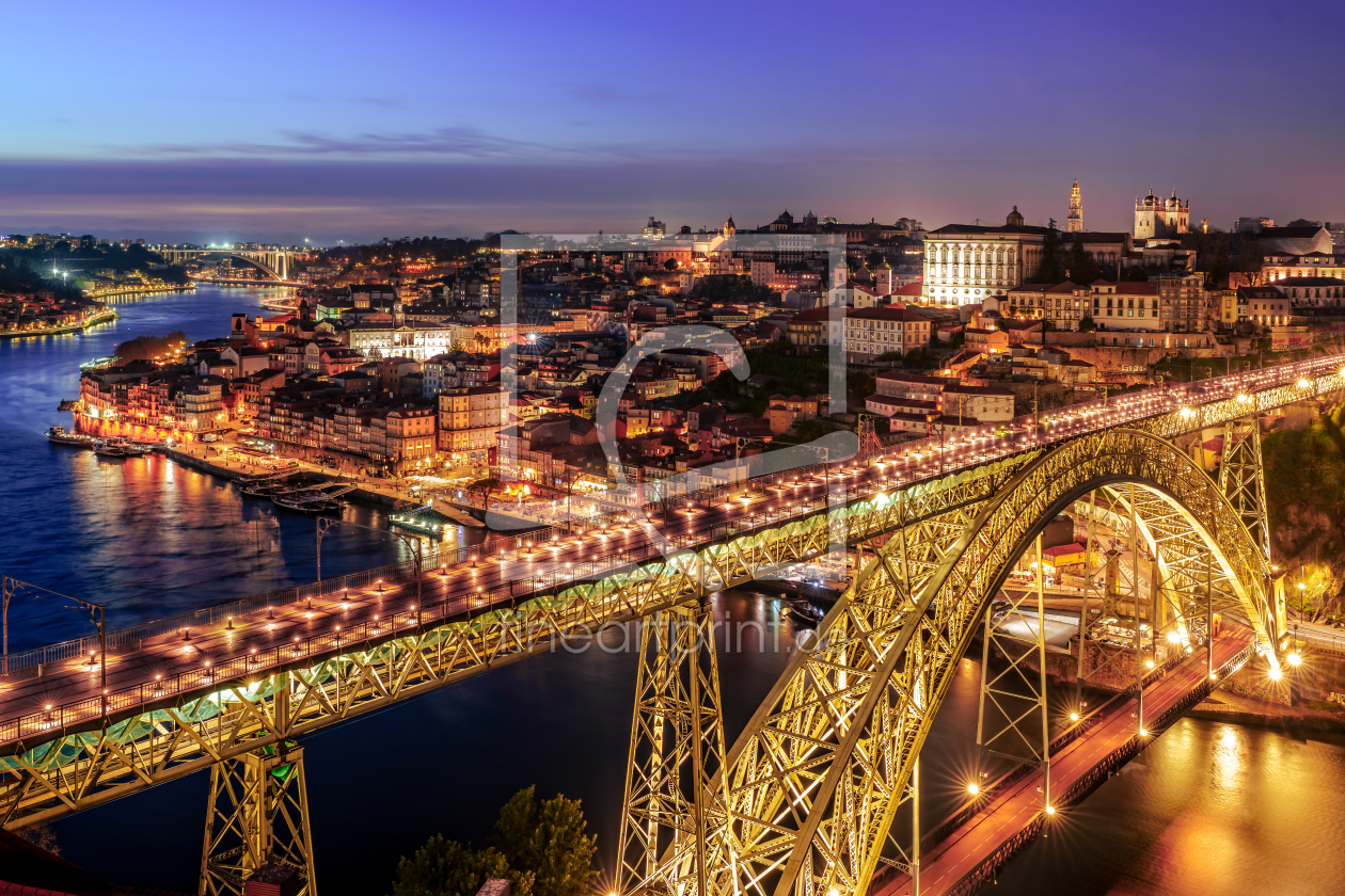 Bild-Nr.: 12863906 Sonnenuntergang Porto - Portugal erstellt von Achim Thomae