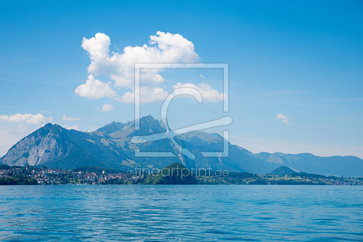 Bild-Nr.: 12869926 Thunersee im Berner Oberland erstellt von SusaZoom