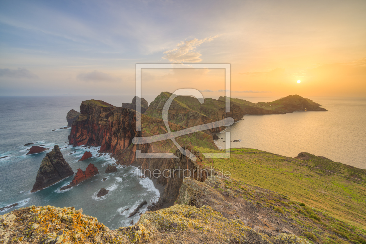 Bild-Nr.: 12870938 Madeira Ponta de Sao Lourenco bei Sonnenaufgang erstellt von Michael Valjak
