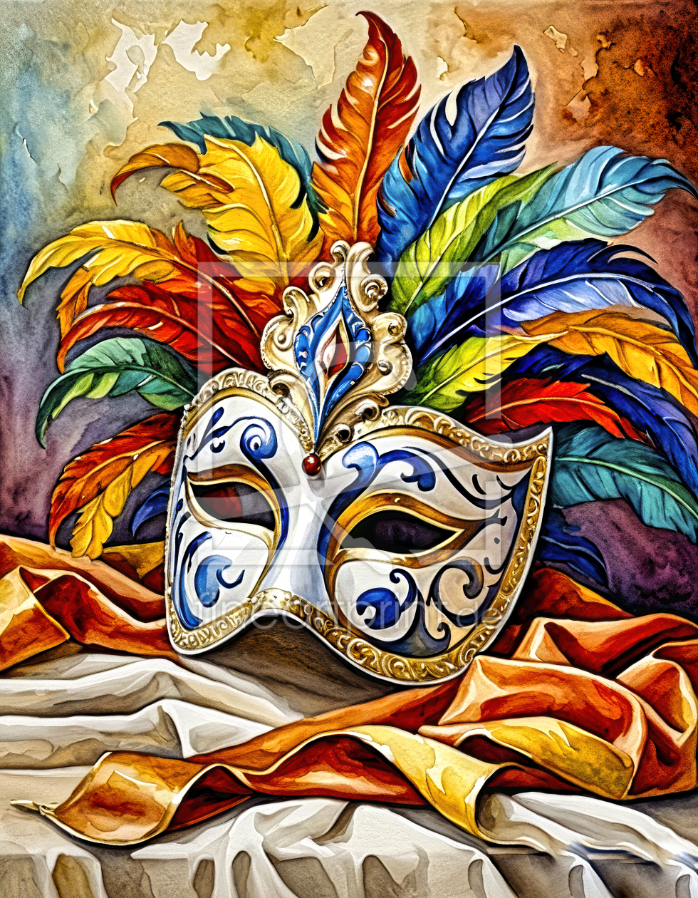 Bild-Nr.: 12871338 Masken Impression KI erstellt von XYRIUS