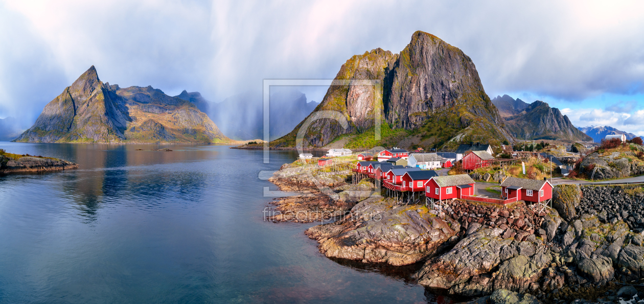 Bild-Nr.: 12871828 Hamnoy Lofoten Norwegen erstellt von Achim Thomae