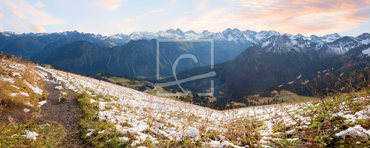 Bild-Nr.: 12872595 Schneeschmelze am Fellhorn Allgäuer Alpen erstellt von SusaZoom
