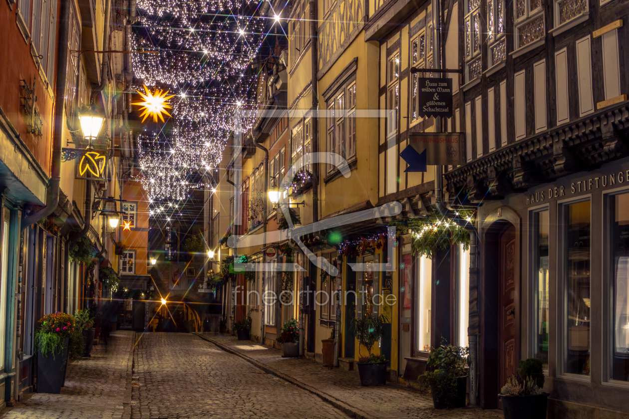 Bild-Nr.: 12873017 Erfurt Krämerbrücke zu Weihnachten erstellt von Sandra Höfer