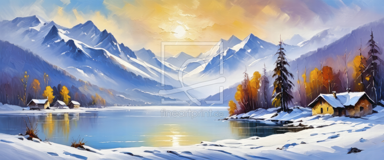 Bild-Nr.: 12876457 Sonnenuntergang am See KI erstellt von XYRIUS