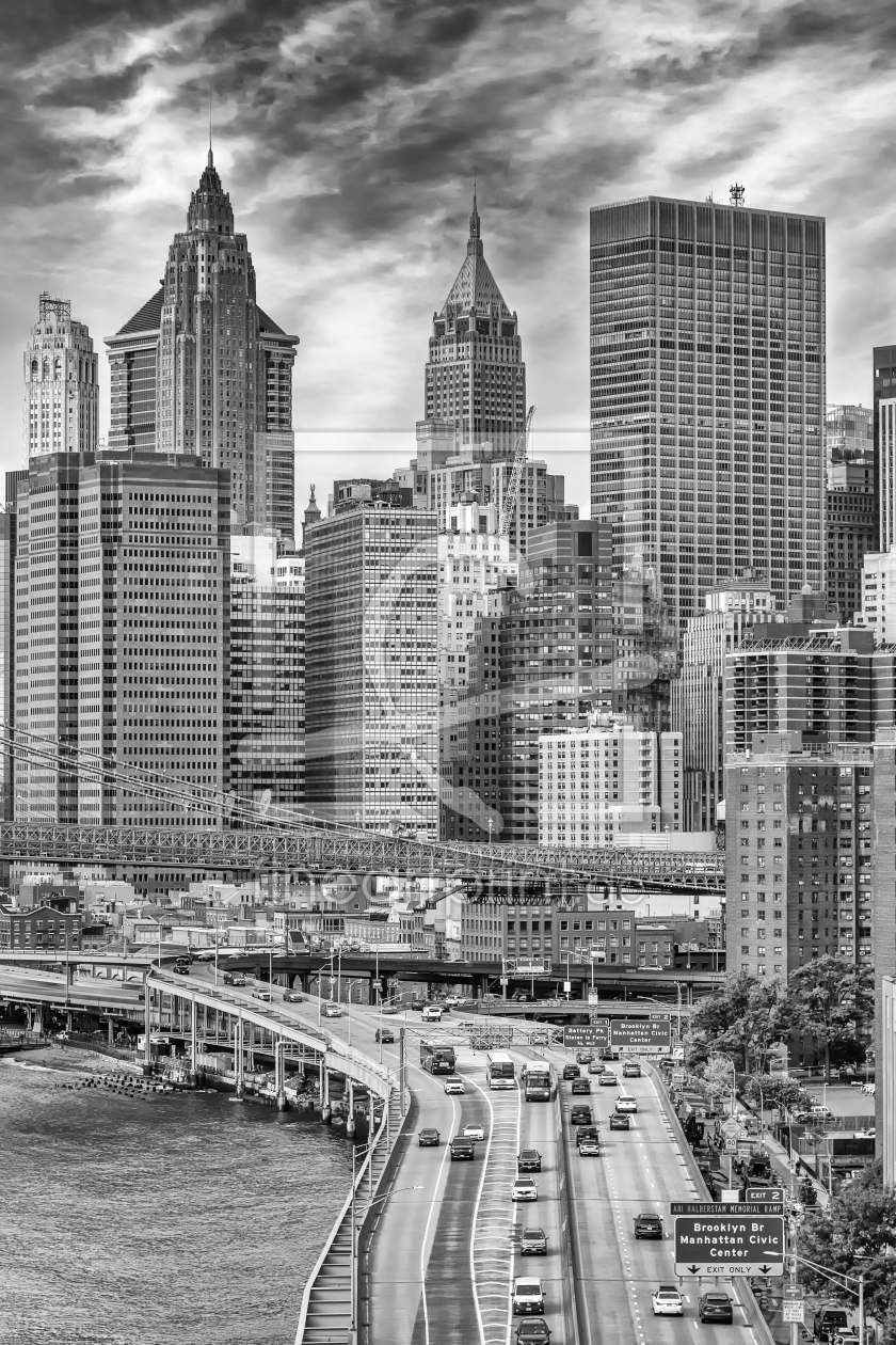 Bild-Nr.: 12877761 NYC Architektur Monochrom erstellt von Melanie Viola