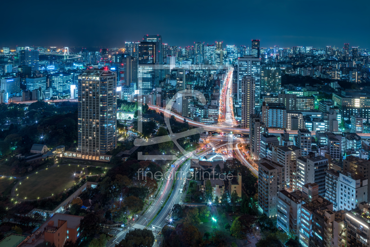 Bild-Nr.: 12879727 Tokyo Stadtansicht bei Nacht erstellt von eyetronic