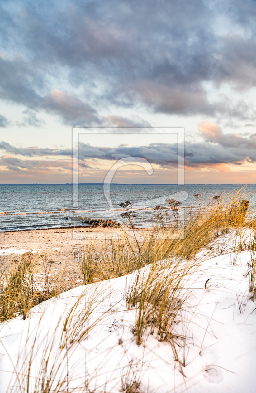 Bild-Nr.: 12880617 Winterabend an der Ostsee erstellt von Ursula Reins