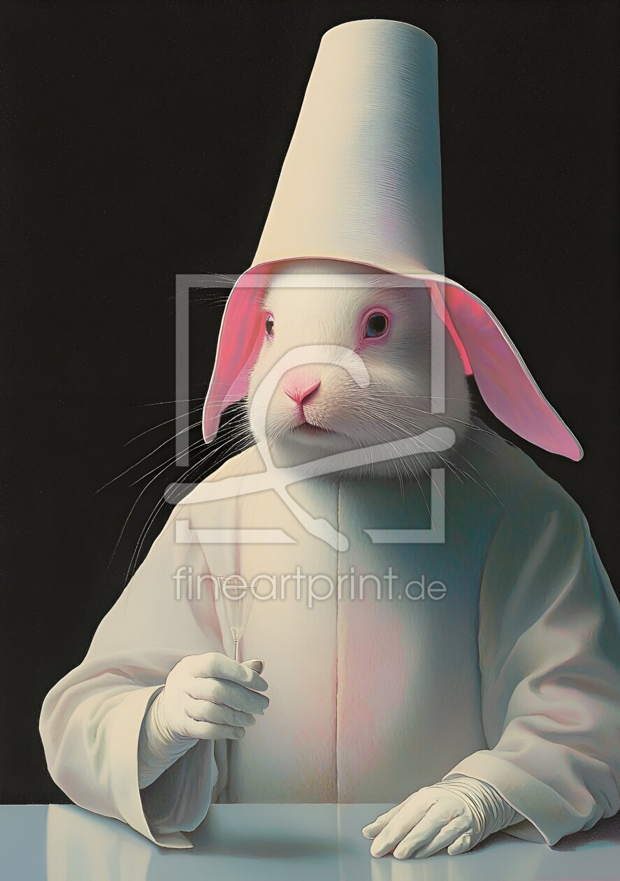 Bild-Nr.: 12882176 Psychodelischer Osterhase KI erstellt von Heike  Hultsch