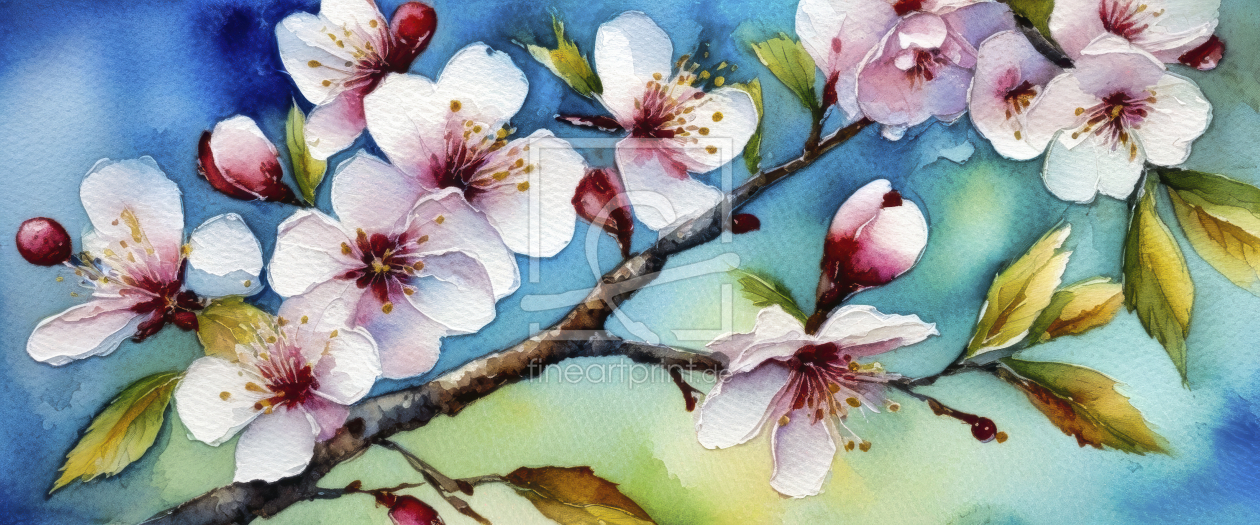 Bild-Nr.: 12885045 Kirschblüten KI erstellt von XYRIUS